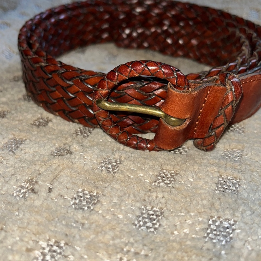 Call Haan braided leather belt excellent condition size 34